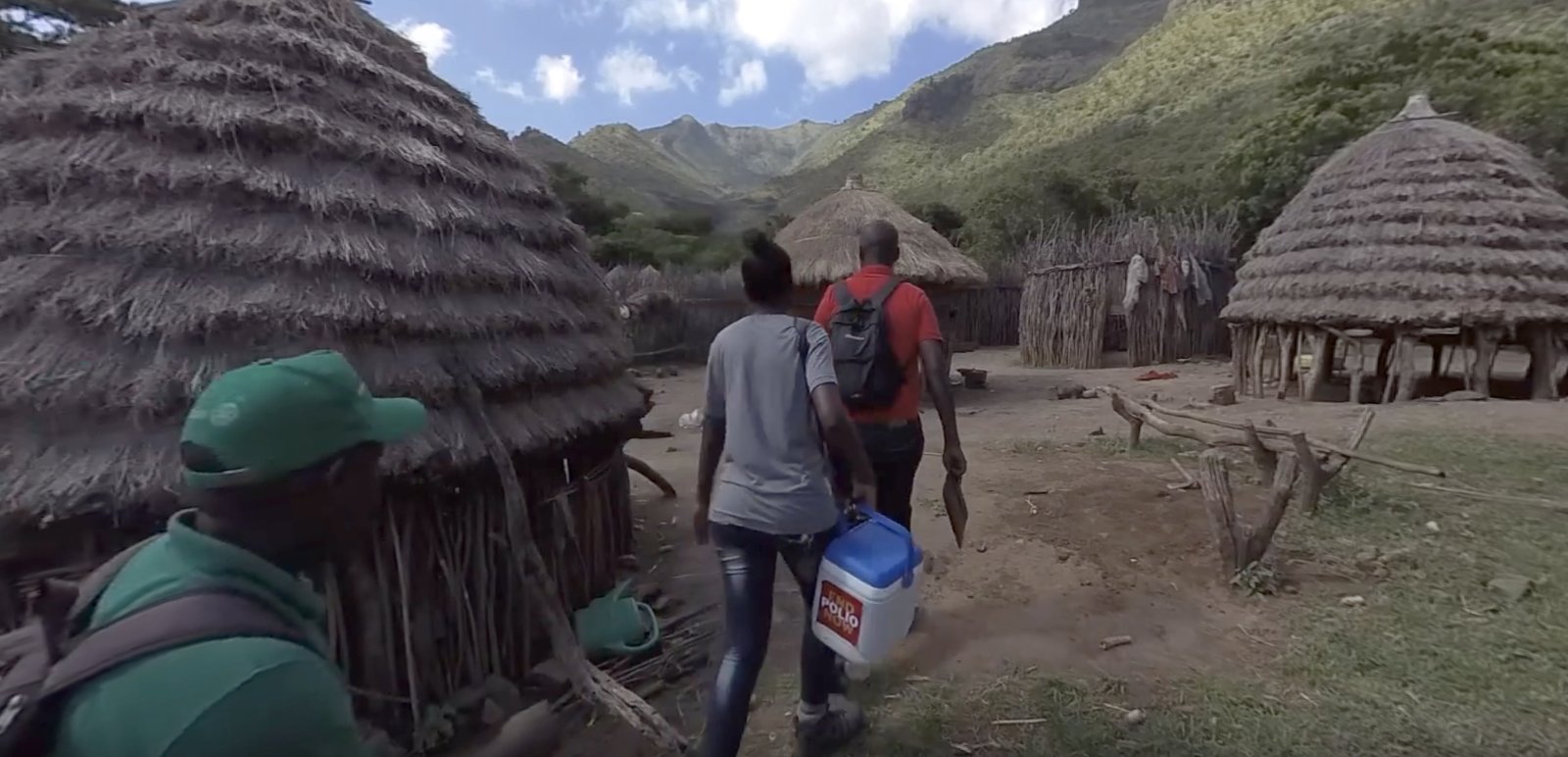Reaching a remote mountain village