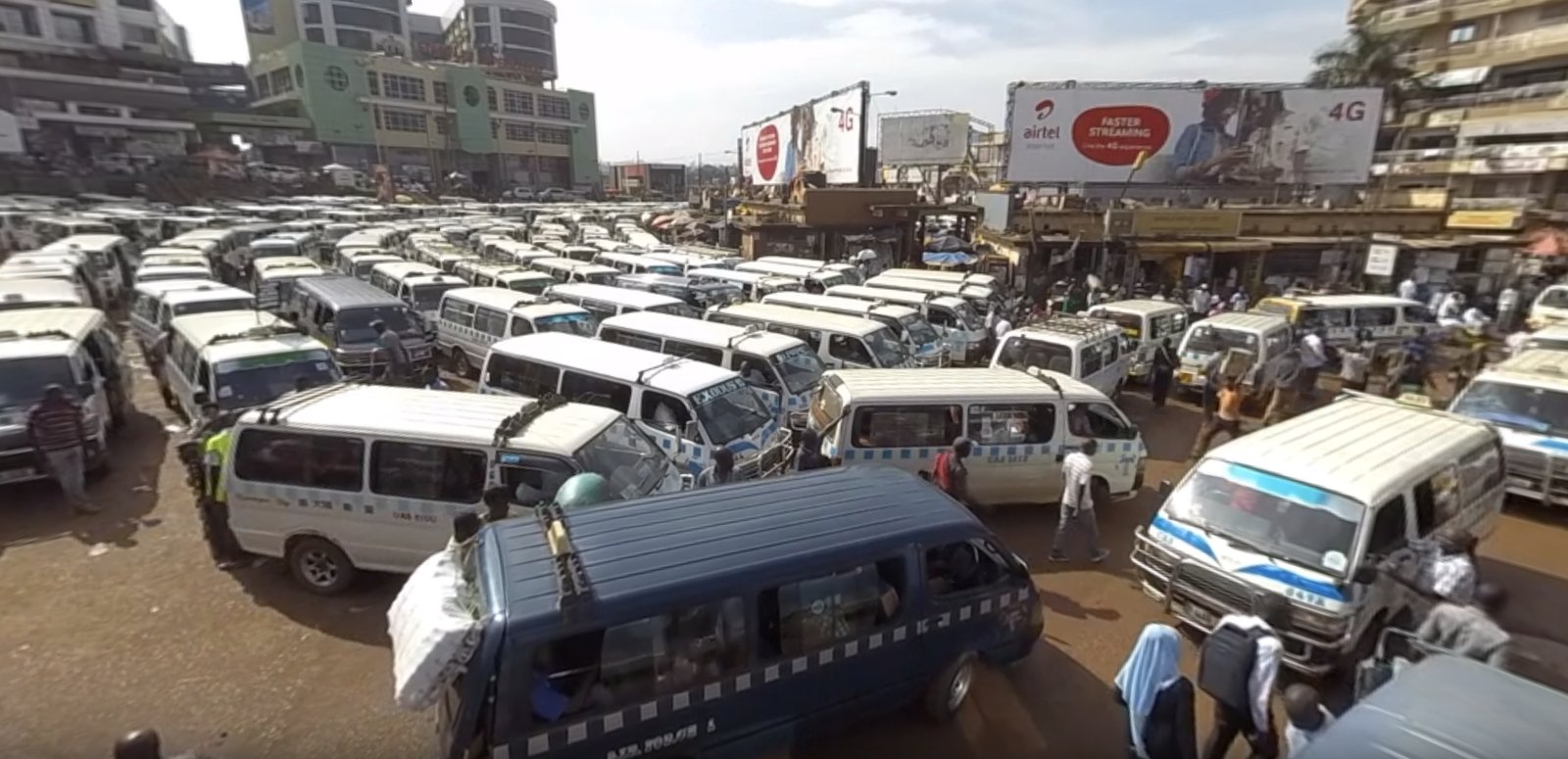 The journey begins at a Kampala taxi park